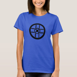 T-shirt Symbole nordique : Croix de roue