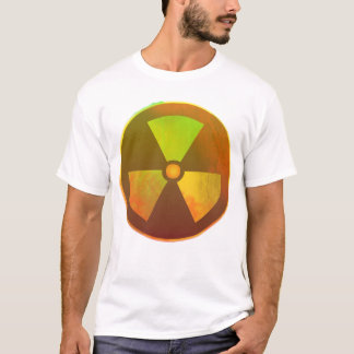 T-shirt Symbole nucléaire Luminance radioactive