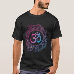 T-shirt Symbole Om Aum Ohm Hindou Zen Tantra Yoga Jour Nam