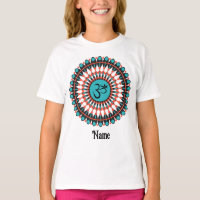 Symbole Om de Mandala Spirituel Turquoise Customis