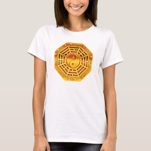 T-shirt Symbole PaKua - or (Devant)