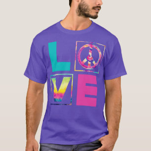 T-shirt SYMBOLE Peace Love Kindness Vintage Peace