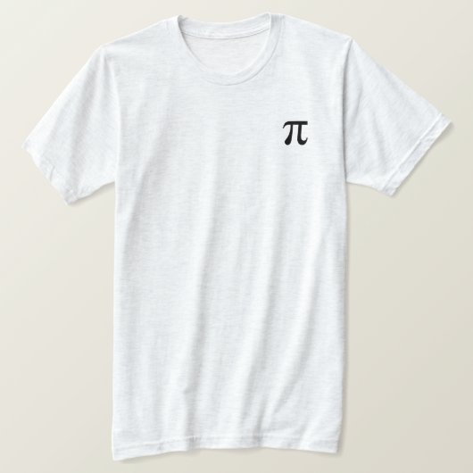 T-Shirt Symbole Pi (Design devant)