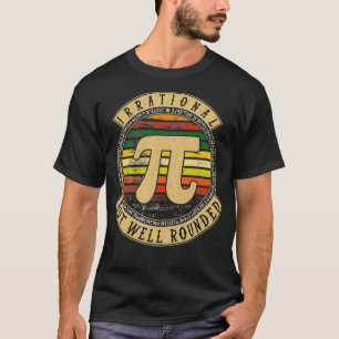 T-shirt Symbole Pi Citation Punique Je suis irrationnel ma