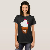 T-shirt Symbole Pi de Poulet Cute Pot Pie Funny Math Pun (Devant entier)