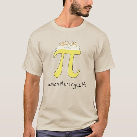 T-shirt Symbole Pi Math Funny Lemon Meringue (Devant)