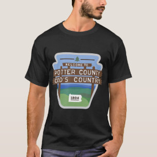 T-shirt Symbole Potter Comté de Pennsylvanie