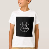 Symbole religieux de pentacle de satanisme