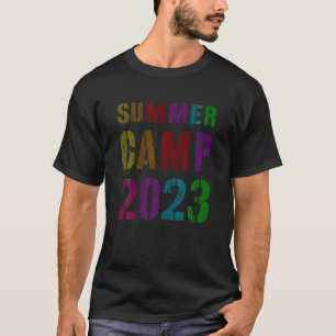 T-shirt SYMBOLE RÉtro CAMP D'ÉTÉ 2023 Amis Mates