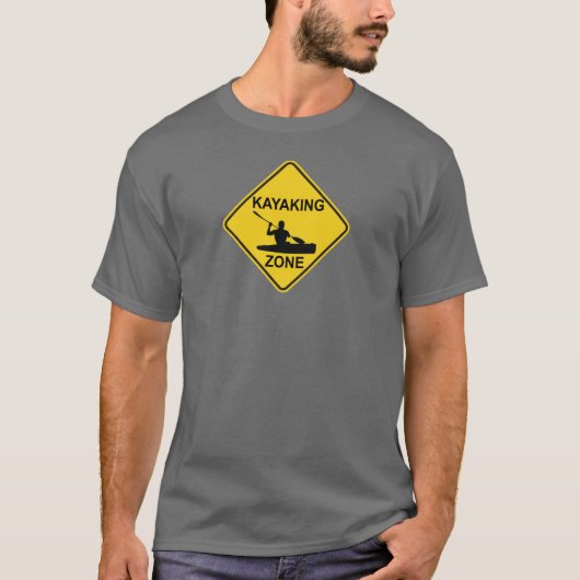 T-shirt SYMBOLE ROUTIER DE Kayak (Devant)