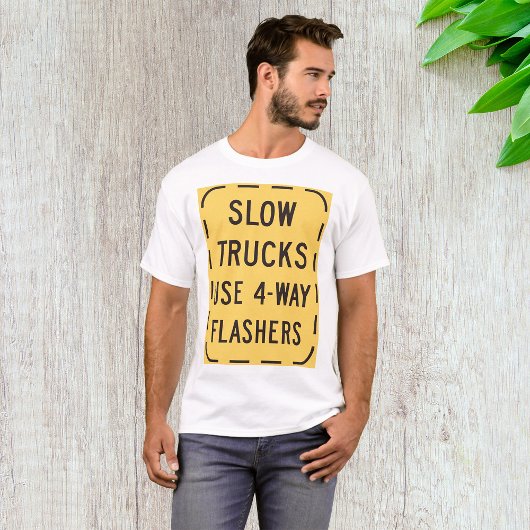 T-shirt SYMBOLE ROUTIER DES Camions Lents