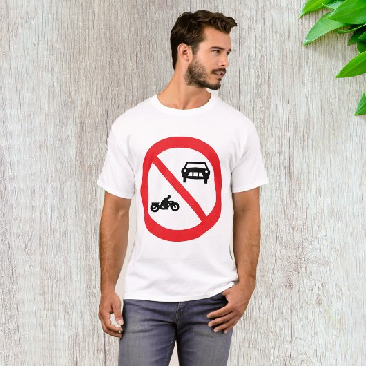 T-shirt Symbole routier sans véhicules