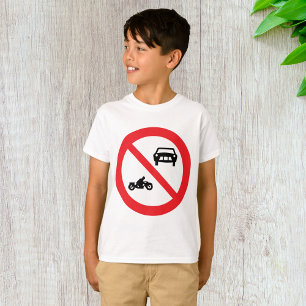 T-shirt Symbole routier sans véhicules