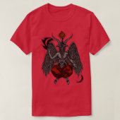T-shirt Symbole satanique démon Baphomet (Design devant)