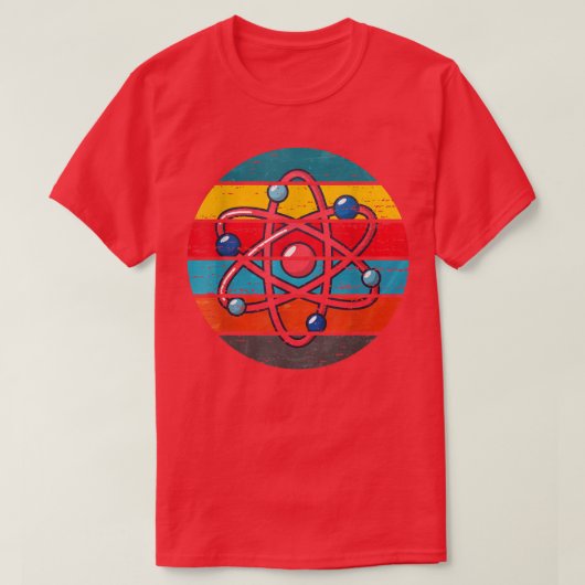 T-shirt Symbole scientifique Atom 102 (Design devant)