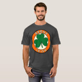 T-shirt Symbole Shamrock irlandais Bronx New York (Devant entier)