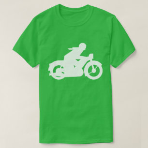 T-shirt Symbole Silhouette Motorbiker