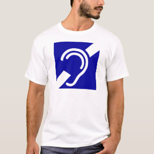 T-shirt Symbole sourd
