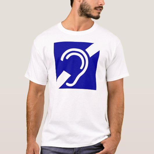 T-shirt Symbole sourd (Devant)