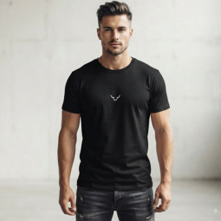T-Shirt Symbole Taureau Minimaliste | Graphique Mo