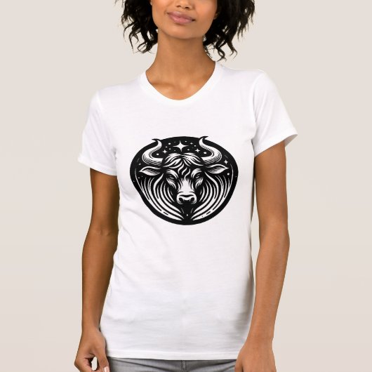 T-shirt Symbole Taurus Taureau Horoscope (Devant)