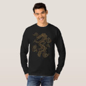 T-shirt Symbole traditionnel chinois de dragon de puissanc (Devant entier)