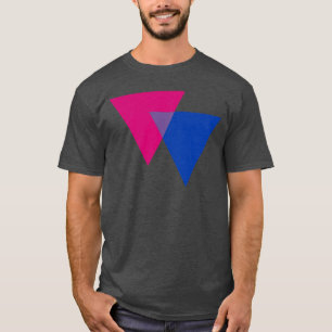 T-SHIRT SYMBOLE TRIANGLE BISEXUEL