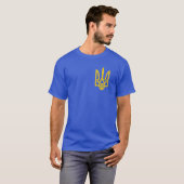 T-shirt Symbole ukrainien Ukraine Tryzub  (Devant entier)