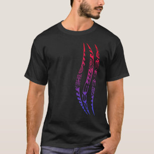 T-shirt Symbole Vagues Culture Motif Maori Tribal Nouvelle