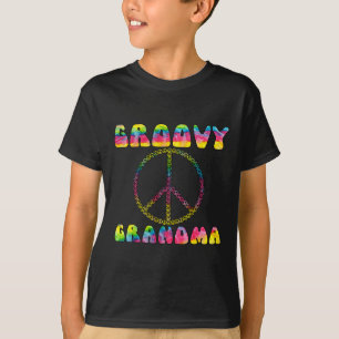 T-shirt SYMBOLE vintage Tie Dye Paix Grandma Super Cadeau