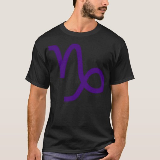 T-shirt Symbole violet de Capricorne Kurloz Gamzee Makara  (Devant)