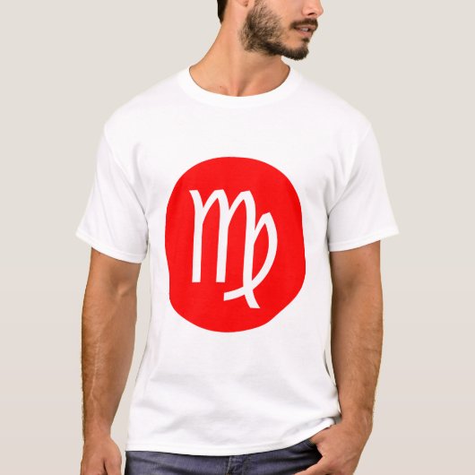 T-shirt Symbole Virgo - Customisé (Devant)