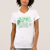 T-shirt Symbole Virgo Zodiac Horoscope Personnalité Traits (Devant)