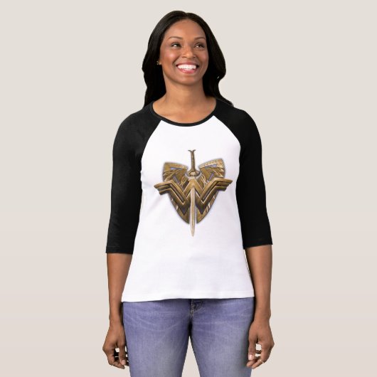 T-shirt Symbole Wonder Woman avec l'épée de la justice (Devant entier)