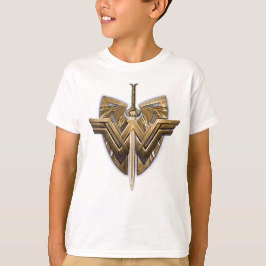 T-shirt Symbole Wonder Woman avec l'épée de la justice (Devant)