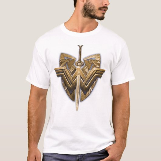 T-shirt Symbole Wonder Woman avec l'épée de la justice (Devant)