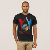 T-shirt Symbole Yang Et Yang Taekwondo (Devant entier)