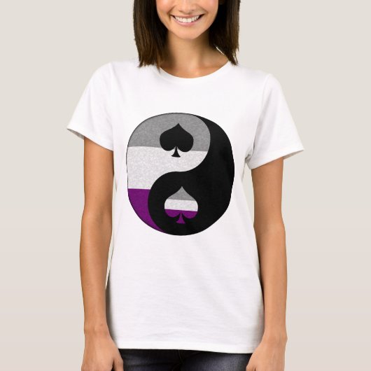 T-shirt Symbole Yin et Yang de la fierté sexuelle dans le (Devant)