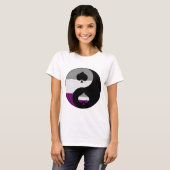 T-shirt Symbole Yin et Yang de la fierté sexuelle dans le (Devant entier)