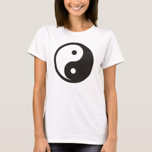 T-shirt Symbole Yin Yang - tatouage solide