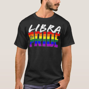 T-shirt Symbole Zodiac de la LGBT Libra Pride - échelle s