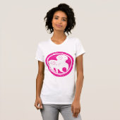 T-shirt SYMBOLE Zodiaque Aries Grunge Ram Rose Astrologie (Devant entier)