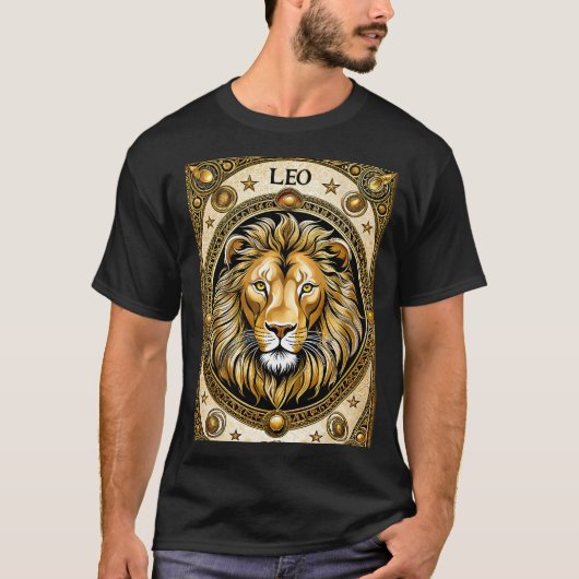 T-shirt Symbole zodiaque astrologique Leo (Devant)