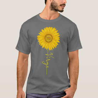 T-shirt Symbole Zodiaque du tournesol Virgo Femmes Horosco