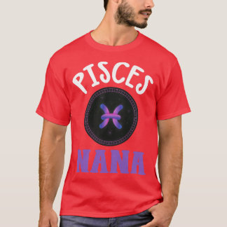 T-shirt SYMBOLE Zodiaque Femme Poissons Nana Horoscope Ast