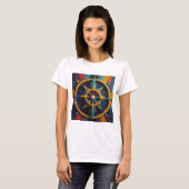 T-shirt SYMBOLE Zodiaque Gemini | Design Gemini polyvalent (Devant entier)