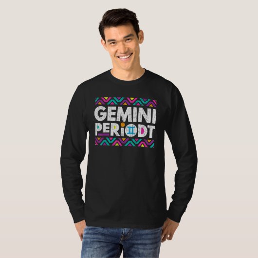T-shirt SYMBOLE Zodiaque GEMini Periodt Graphique (Devant entier)