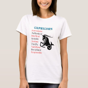 T-shirt SYMBOLE Zodiaque Horoscope Capricorne