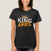 T-shirt SYMBOLE Zodiaque King Aries Astrologie Astroscope (Devant)