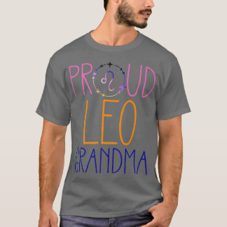 T-shirt Symbole zodiaque Leo Grandma Fière Astrologie 